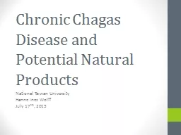 Chronic Chagas Disease and Potential Natural Products