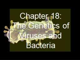 Chapter 18: The Genetics of