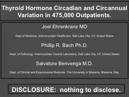 Thyroid Hormone Circadian and