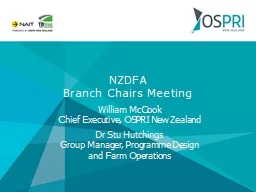 PPT-NZDFA Branch Chairs Meeting