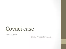Covaci  case  Case C‑216/14