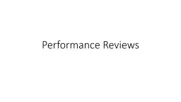 Performance Reviews Make