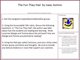 The Fun They Had  by Isaac Asimov