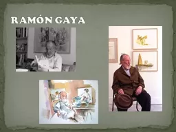 PPT-RAMÓN GAYA OBRAS PICTÓRICAS