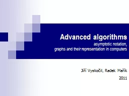 Advanced algorithms asymptotic notation,