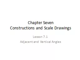 PPT-Chapter Seven Constructions and Scale Drawings