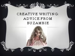 Creative Writing:  Advice from