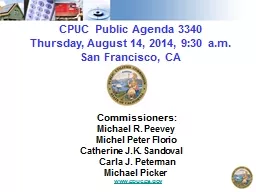 CPUC Public Agenda  3340