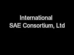 International SAE Consortium, Ltd