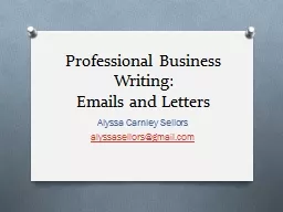 PPT-Professional Business Writing: