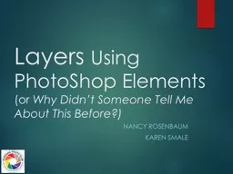 Layers  Using  PhotoShop