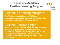 Flexible  Learning Program