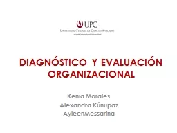 PPT-DIAGNÓSTICO Y EVALUACIÓN ORGANIZACIONAL