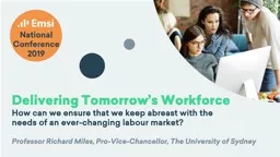 PPT-Delivering Tomorrow’s Workforce