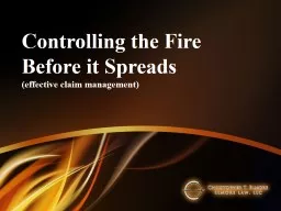 Controlling   the   Fire