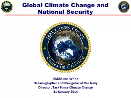 Global Climate Change and National Security