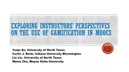 Exploring Instructors’ perspectives on the use of gamification in MOOCs