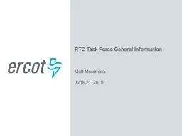 RTC Task Force General Information