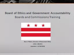 Board  of Ethics and Government Accountability