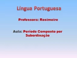 Professora:  Rosimeire