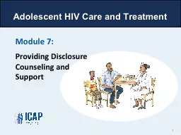 Adolescent HIV Care and Treatment