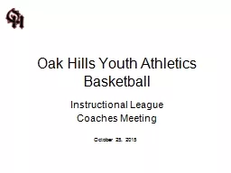 Oak Hills Youth Athletics Basketball