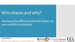 Who shares and why? Assessing the diffusion potential of peer-to-peer mobility innovations
