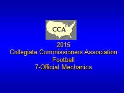 2015 Collegiate Commissioners Association