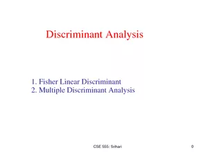 CSE  Srihari  Discriminant Analysis