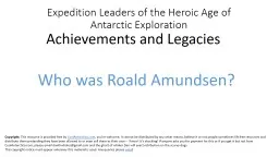 PPT-Expedition Leaders of the Heroic Age of Antarctic Exploration