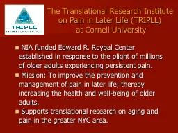 PPT-The Translational Research Institute