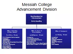 Messiah College Advancement Division