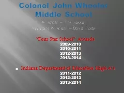 Colonel John Wheeler Middle School