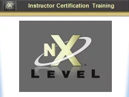 Instructor Certification Training