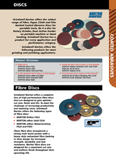 COATED ABRASIVES DISCS C Grindwell Norton offers a com