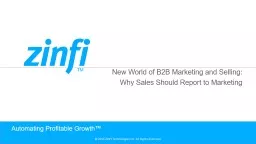 New World of B2B Marketing and Selling:
