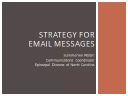 Strategy for  Email Messages
