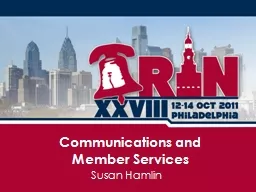 Susan Hamlin Communications and