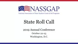 2019 Annual Conference October 22-25