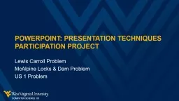 PowerPoint: Presentation Techniques