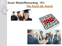 Social Media/Networking 101: