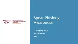 Spear Phishing Awareness