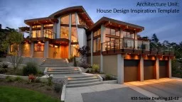 Architecture Unit: House Design Inspiration Template