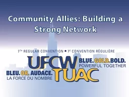 Community Allies: Building a Strong Network