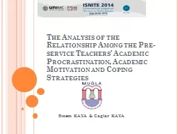 The Analysis of the Relationship Among the Pre-service Teachers’ Academic