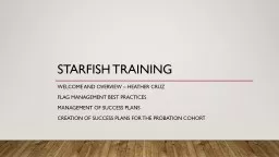 Starfish training Welcome and overview – heather