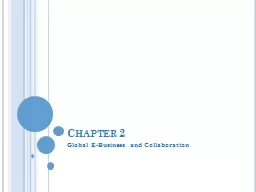 Chapter 2 Global E-Business and Collaboration