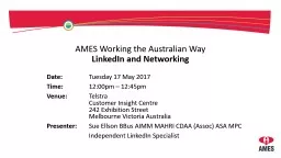 AMES Working the Australian Way