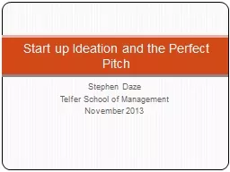 Stephen Daze Telfer School of Management