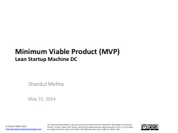 Minimum Viable Product (MVP)